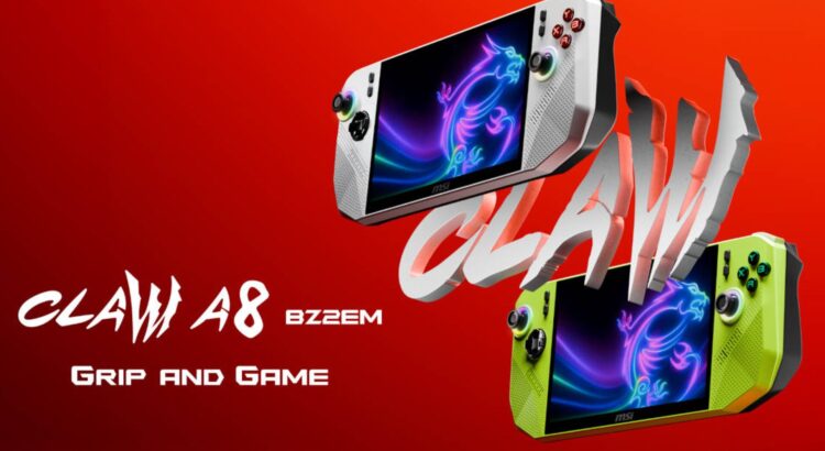 MSI Claw A8 Dirilis, Pertama dengan Ryzen Z2 Extreme • Exelbiz