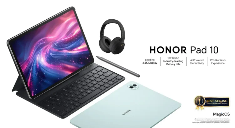 Honor Pad 10 Diumumkan, Usung Snapdragon 7 Gen 3 • Jagat Gadget